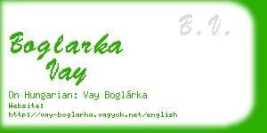 boglarka vay business card